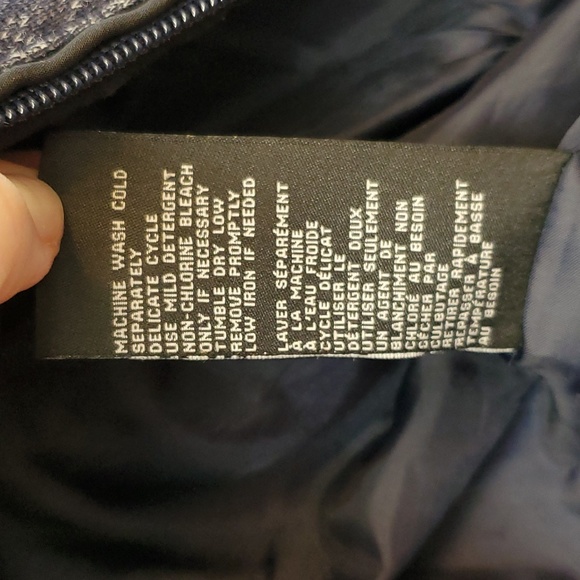 Jones New York Navy Pea Coat Medium - Picture 6 of 9